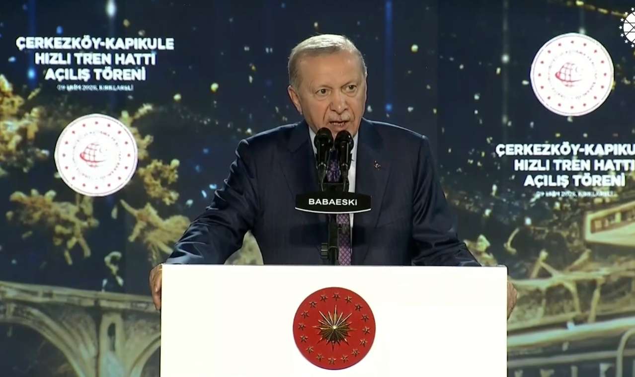 Erdoğan: Halkalı-Kapıkule hattı Türkiye'nin ihracat hedeflerini hızlandıracak