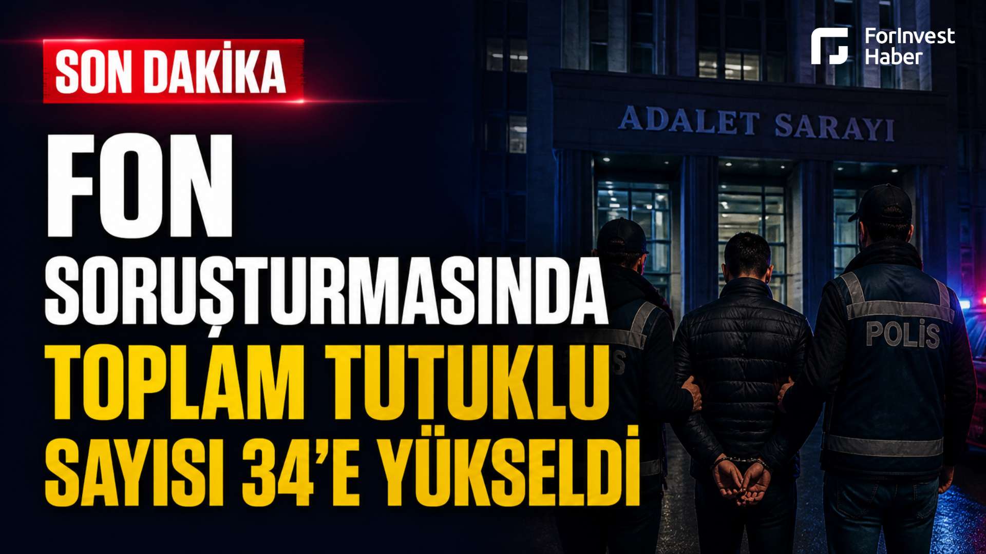Fon soruşturmasında toplam tutuklu sayısı 34'e yükseldi