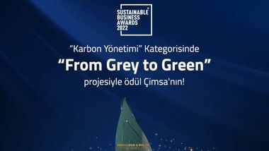 Çimsa, Sürdürülebilir İş Ödülleri’nde “Karbon Yönetimi” kategorisinde ödül kazandı