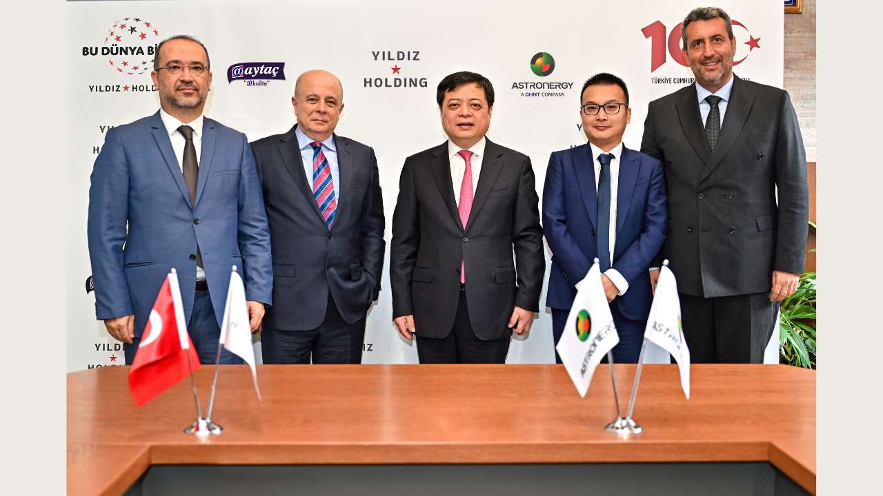 Yıldız Holding, Aytaç Gıda ve Astronergy iş birliğiyle hayata geçirilecek GES yatırımıyla yeşil dönüşüme hız verdi
