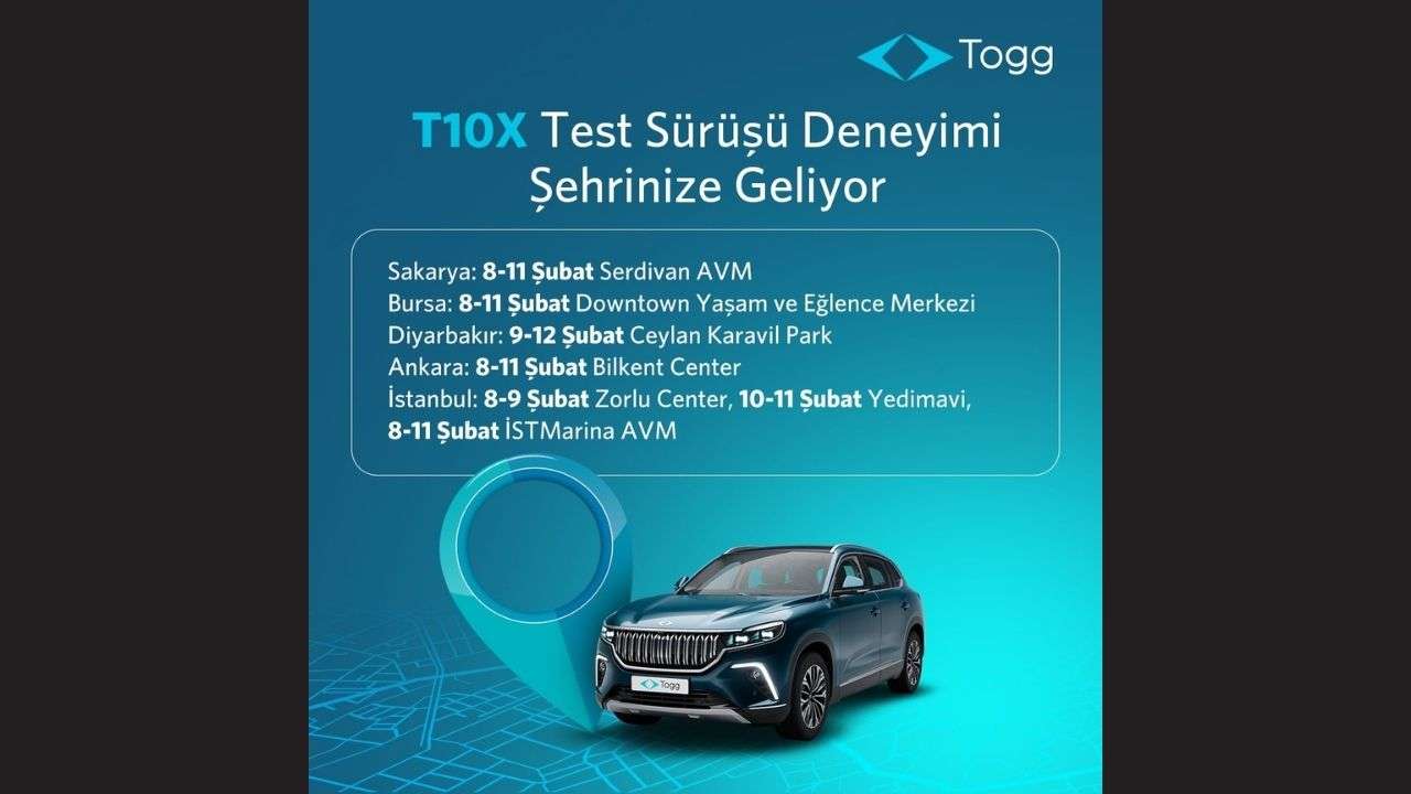 Togg T10X test günleri başladı 