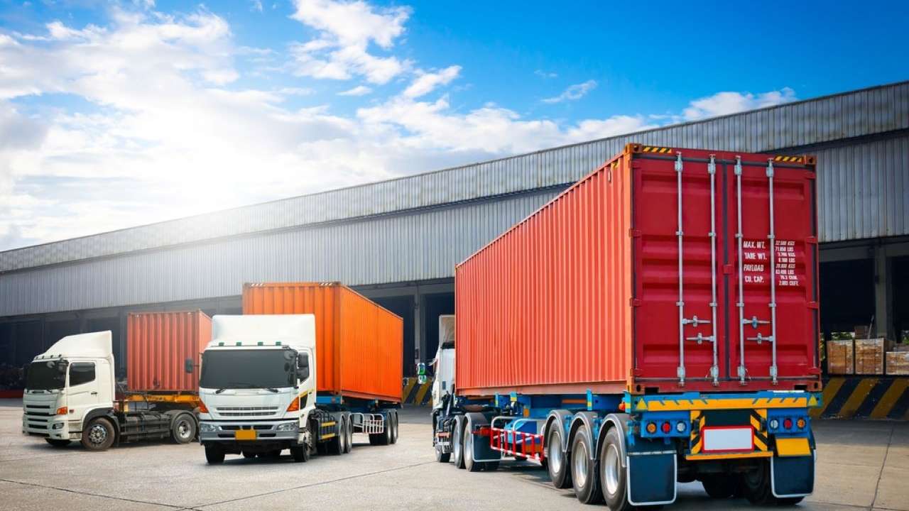 Shipping container warehouse