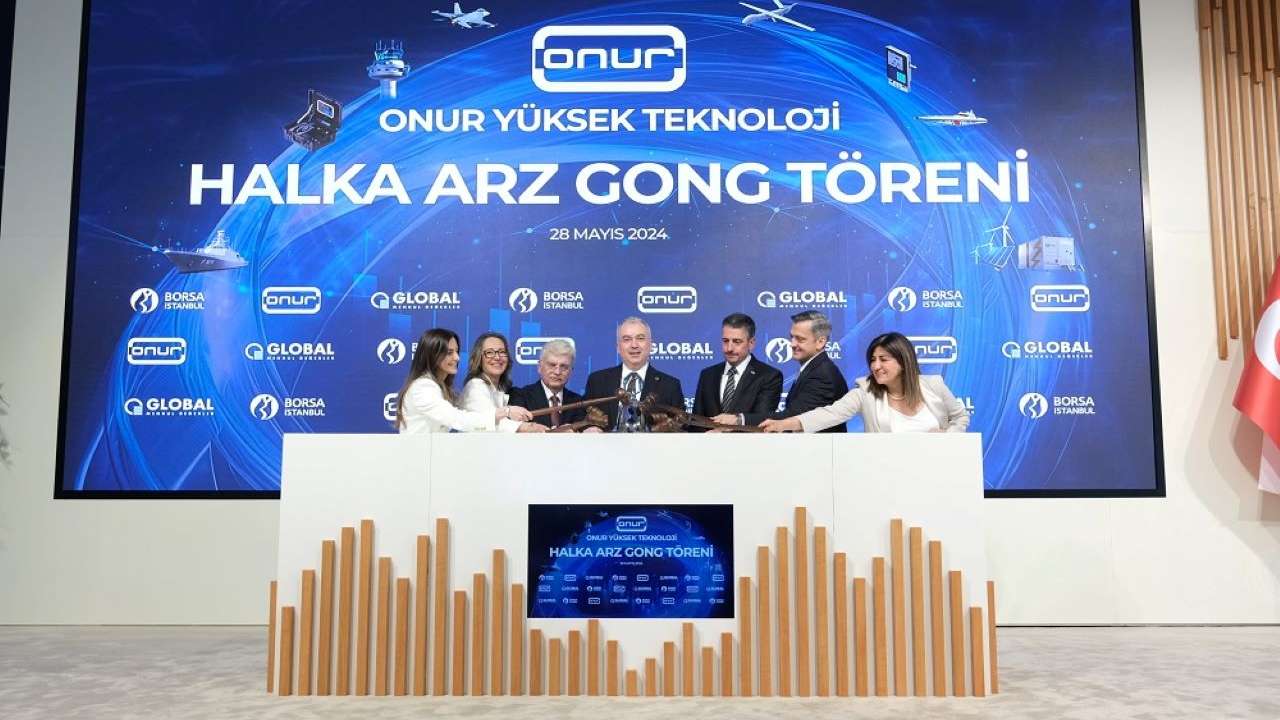 Borsa İstanbul'da gong Onur Yüksek Teknoloji için çaldı