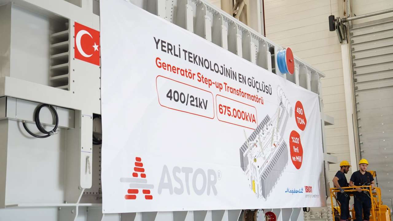 Astor Enerji 675 mwa gücünde transformatör üretti