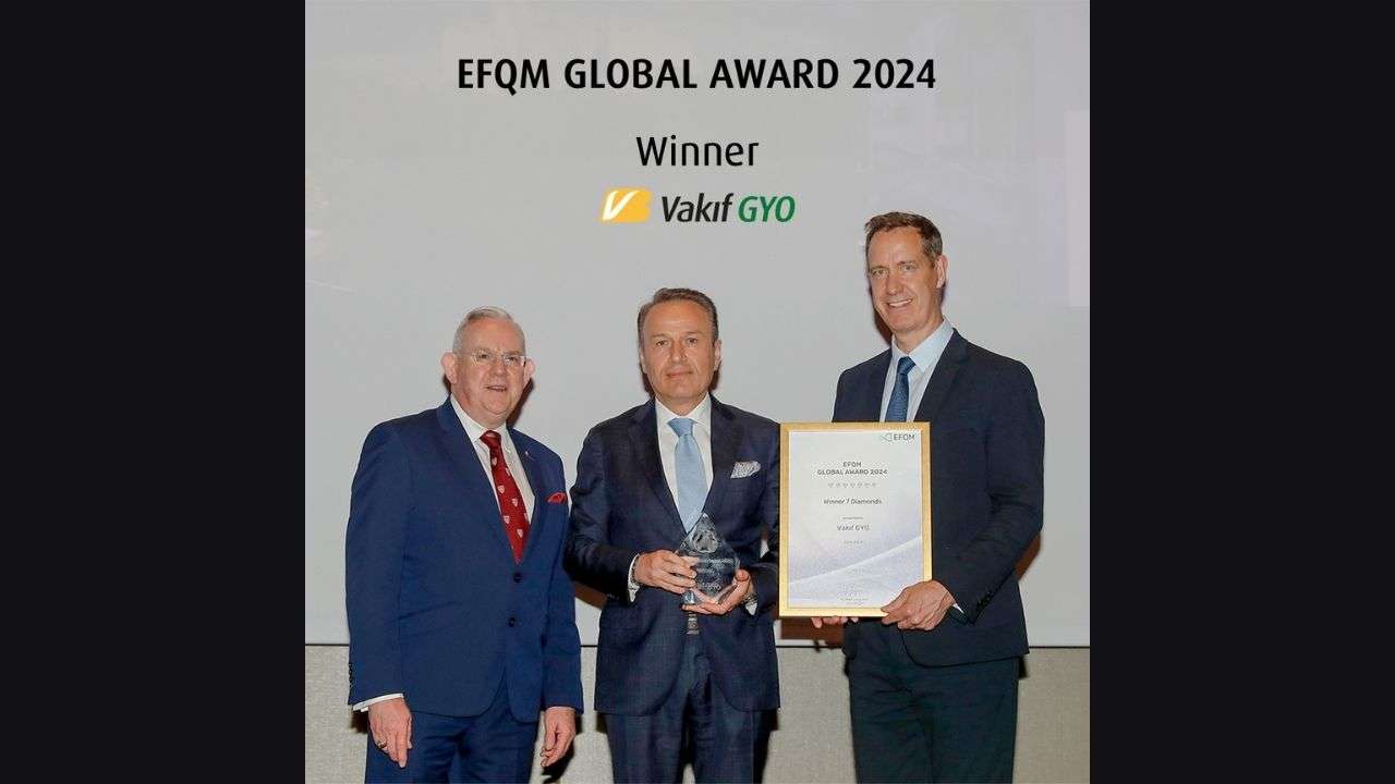Vakıf GYO, EFQM Küresel Ödülü’nün sahibi oldu