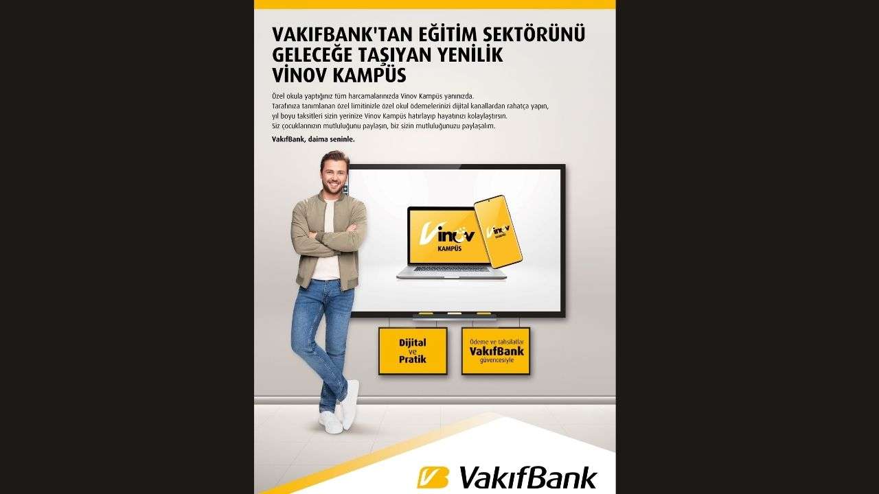 VakıfBank, Vinov Kampüs ürününü hizmete sundu
