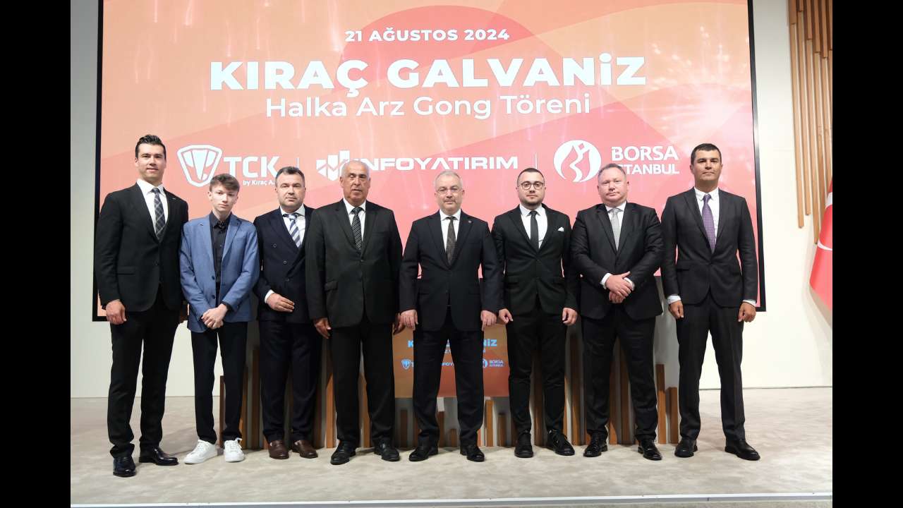 Borsa İstanbul’da gong Kıraç Galvaniz için çaldı