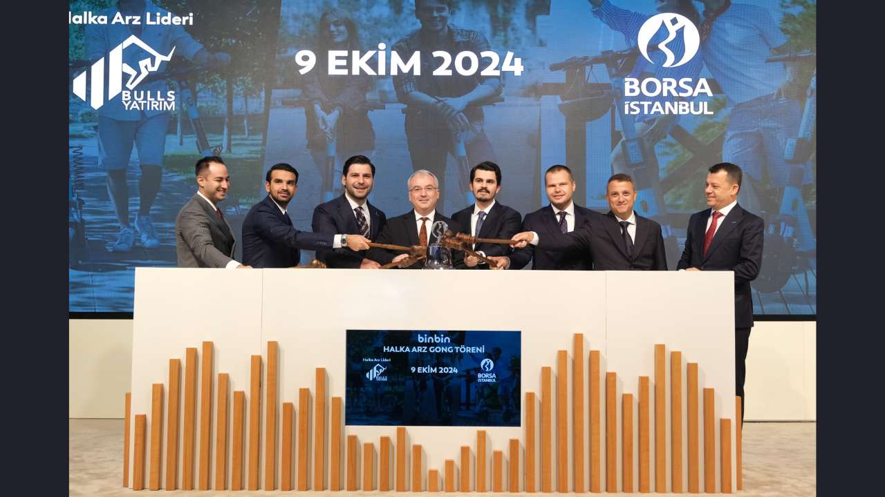 Borsa İstanbul’da gong BinBin için çaldı