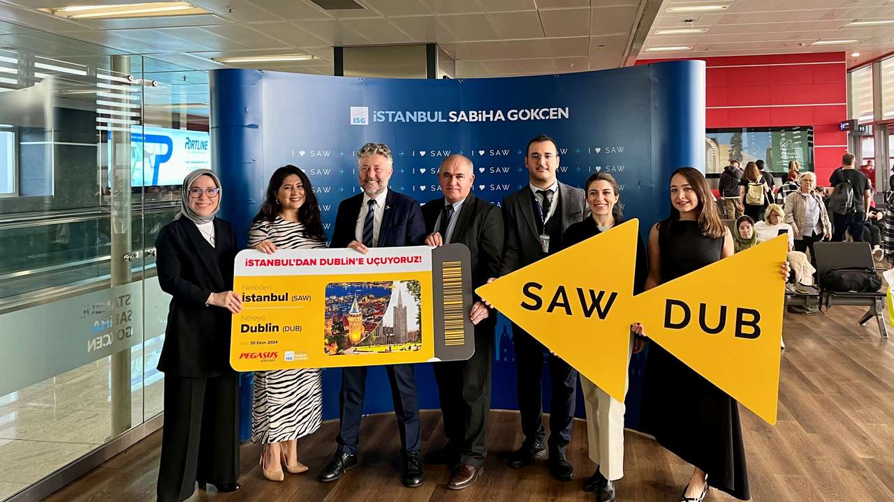 Sabiha Gökçen’den Dublin uçuşları başladı