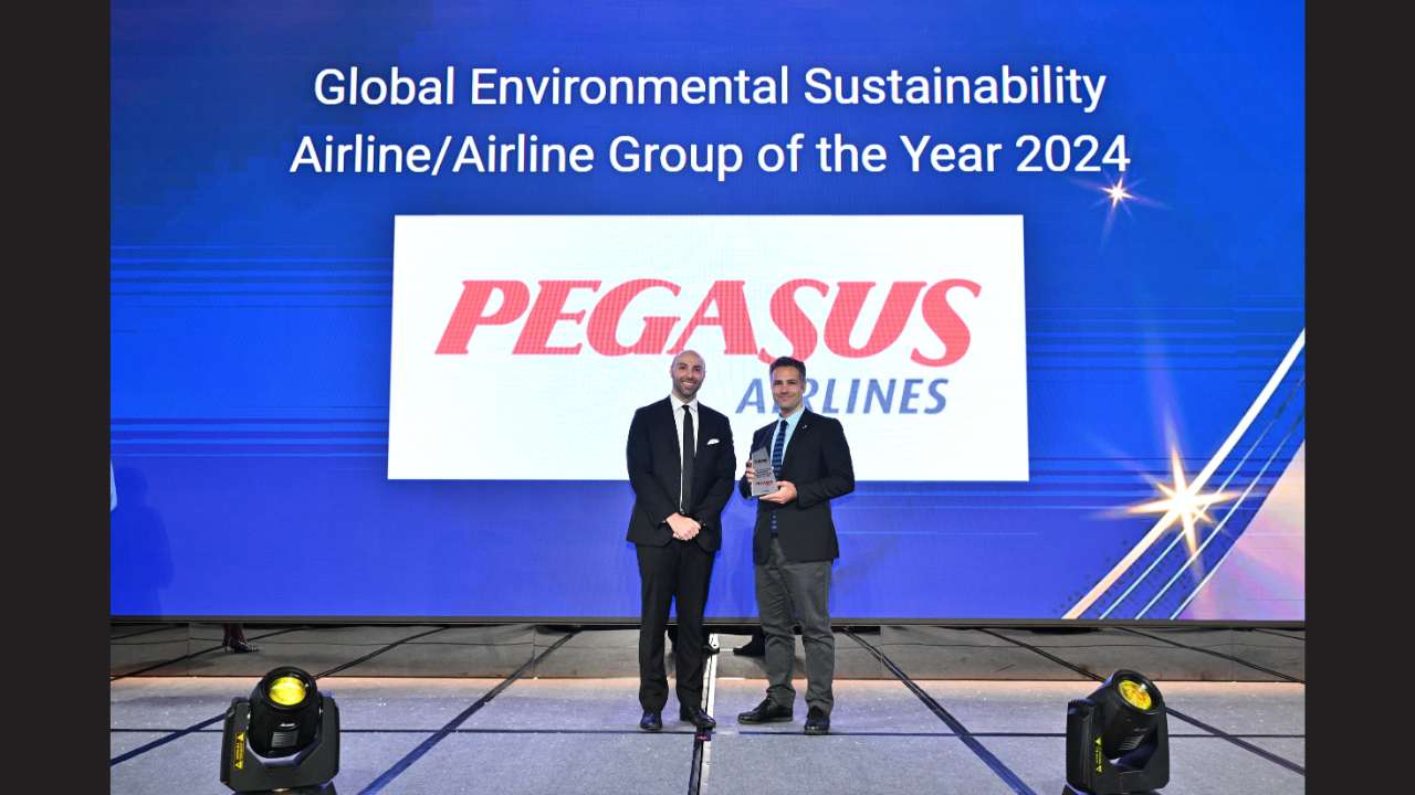 Pegasus, 2024 CAPA küresel çevresel sürdürülebilirlik yılın havayolu ödülünü kazandı
