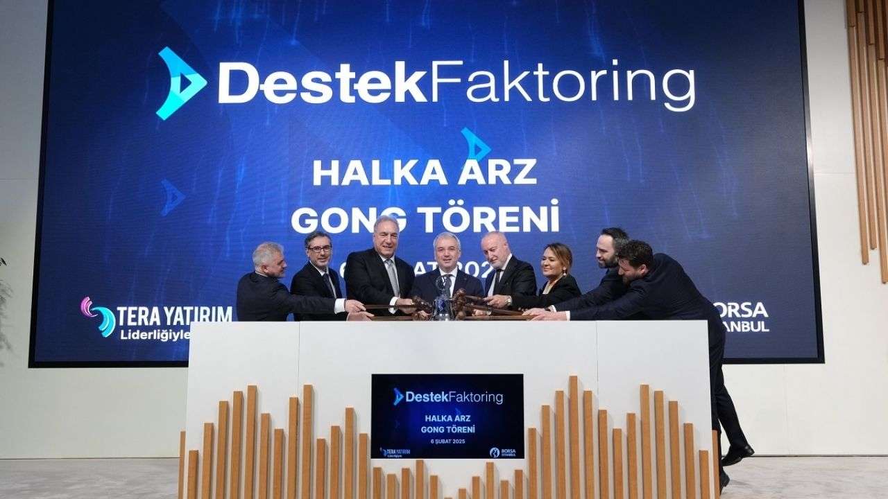 Borsa İstanbul’da gong Destek Finans Faktoring için çaldı