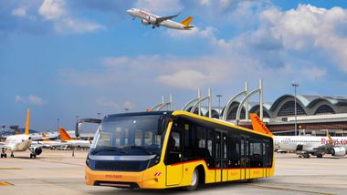 Pegasus, yerli üretim BMC NEOPORT apron otobüslerini kullanıma sundu