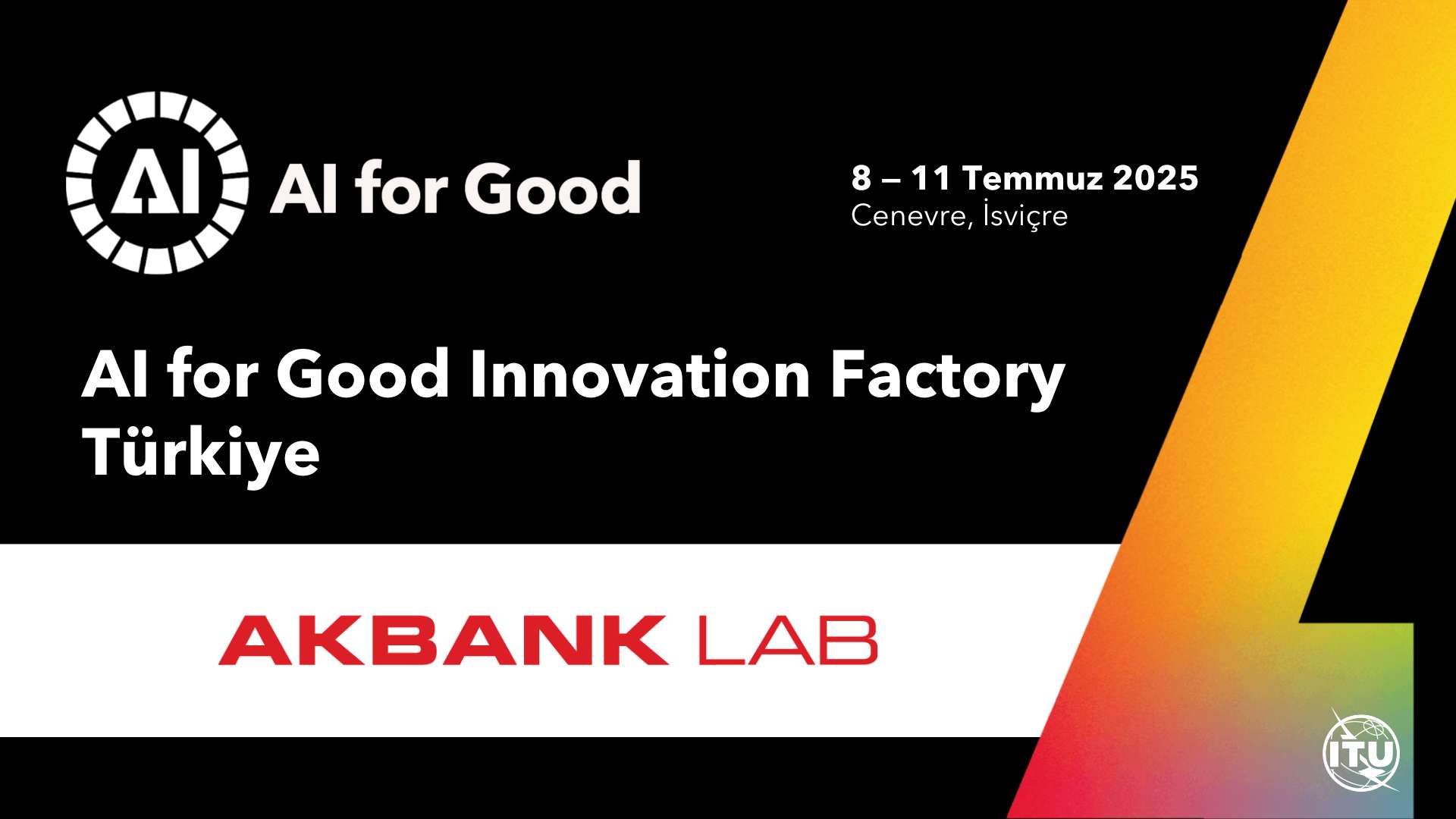 AI for Good Innovation Factory Türkiye’de kazananlar belli oldu