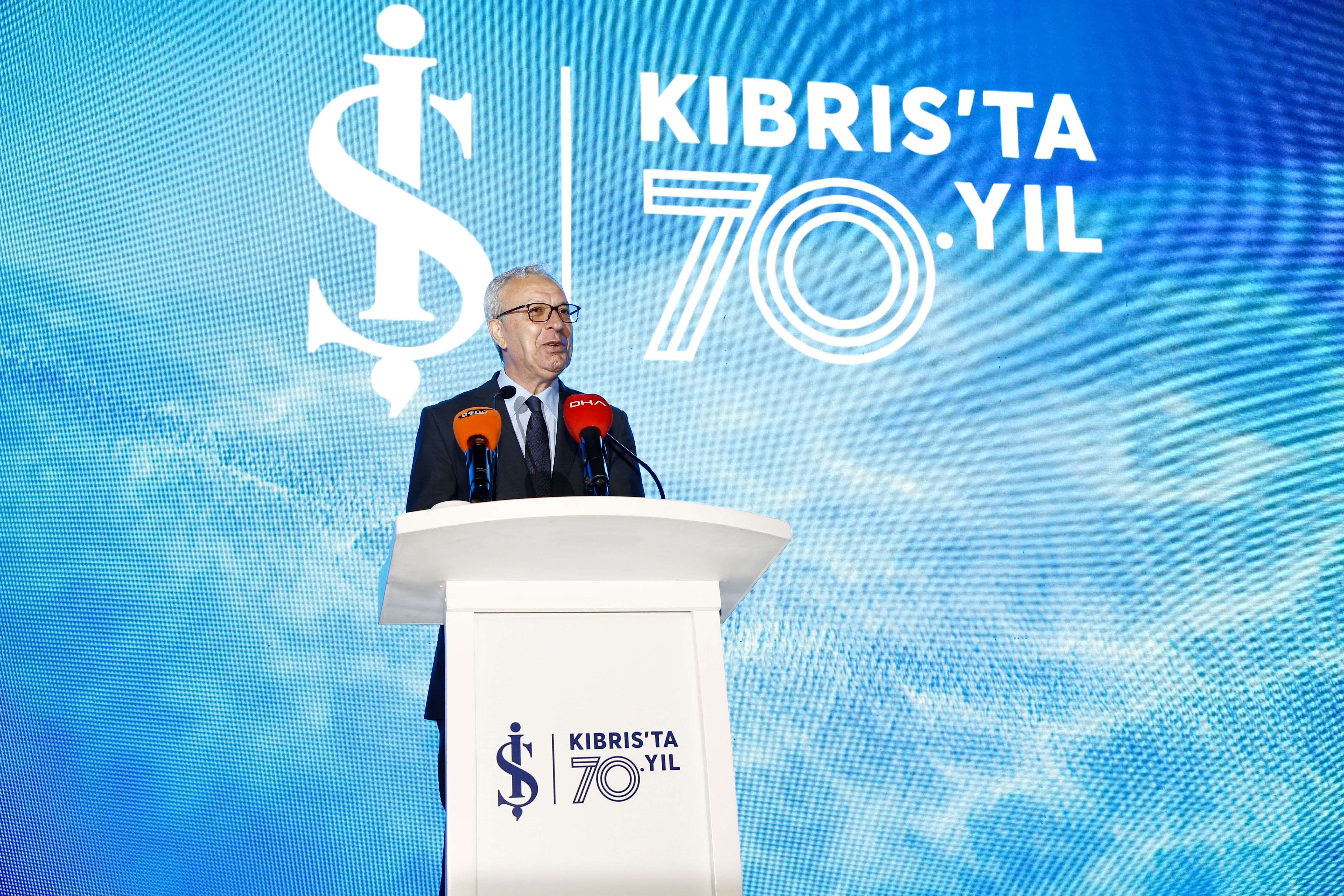 Türkiye İş Bankası, Kıbrıs’ta 70. yılını kutladı