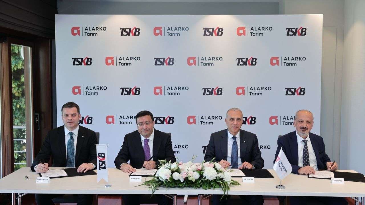 TSKB ve Alarko Tarım, 80 milyon euroluk kredi sözleşmesi imzaladı