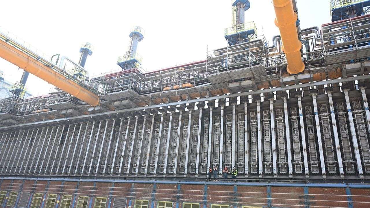 Erdemir, 4 No'lu Kok Bataryası Modernizasyonu yatırımını tamamlanarak devreye aldı