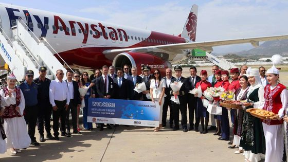 Kazakistan’dan Gazipaşa-Alanya Havalimanı’na ilk direkt uçuş gerçekleşti