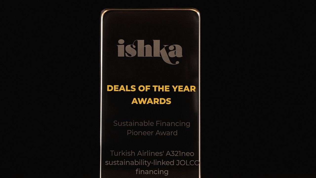 THY, ‘’Sürdürülebilir Finansman Öncülük’’ ödülüne layık görüldü