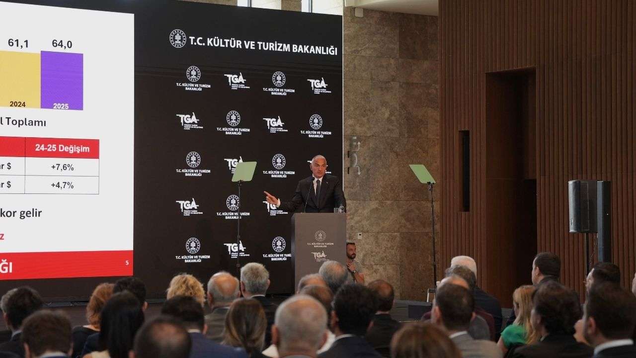 Ersoy: 2025 ilk 6 ayında 25,8 milyar dolar turizm geliri elde edildi