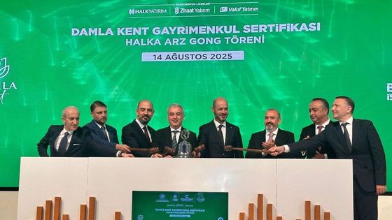 Borsa İstanbul’da ‘Gong’ Damla Kent Projesi Gayrimenkul Sertifikası için çaldı