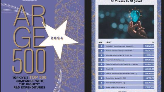 2024 yılında 500 firma Ar-Ge’ye 183 milyar 919 milyon TL’lik yatırım yaptı