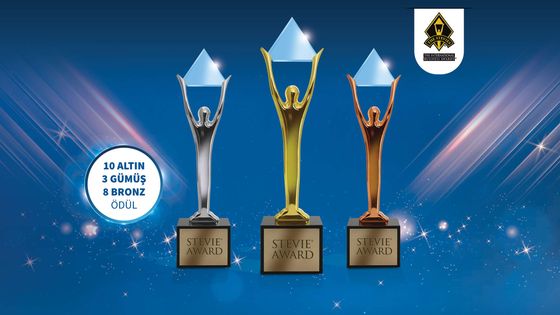 Halkbank, The Stevie International Business Awards’ta 10 altın, 3 gümüş ve 8 bronz ödül kazandı