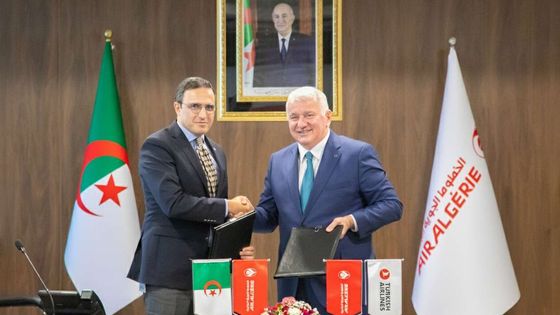 THY ve Air Algérie, stratejik iş birliklerini geliştirmek için mutabakat zaptı imzaladı