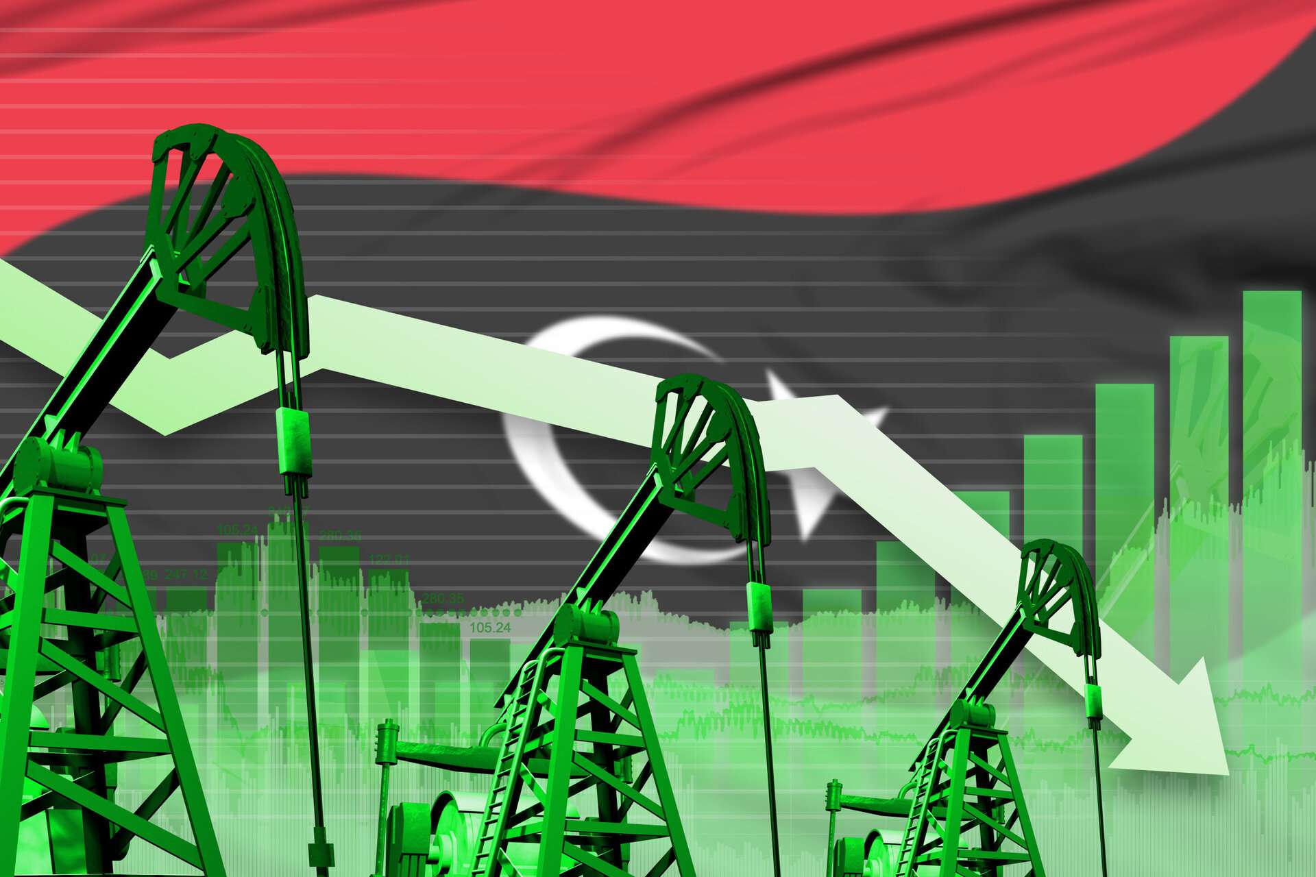 Libya El Feel sahasında petrol üretimini durdu, Mellitah'ta gaz sevkiyatı yeniden başladı