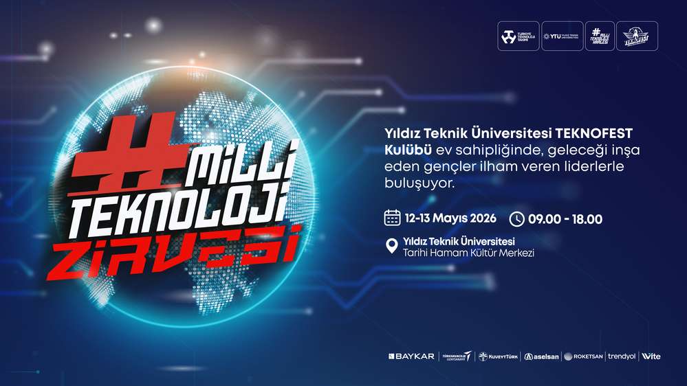 Milli Teknoloji Zirvesi yarın Yıldız Teknik Üniversitesi'nde başlıyor